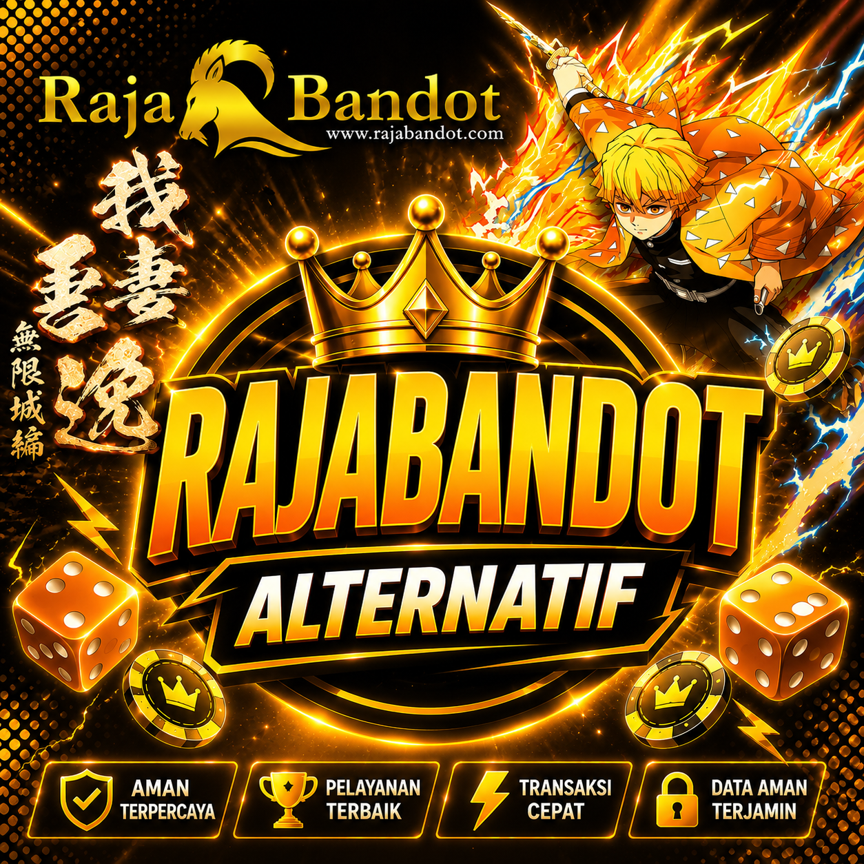 RAJABANDOT ALTERNATIF 🕯️ Menyediakan Pelayanan Terbaik Dengan Transaksi Paling Terpercaya