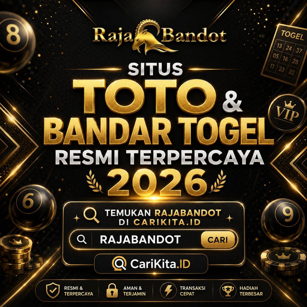 RAJABANDOT : Login Situs Toto & Bandar Togel Resmi Terpercaya 2026