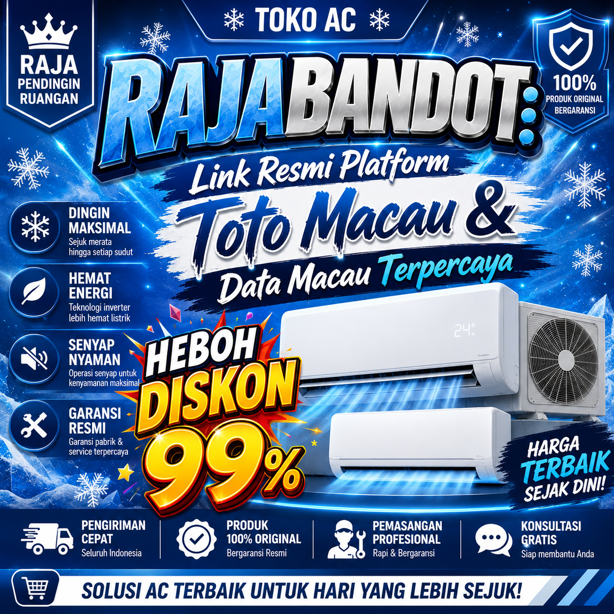 RAJABANDOT: Toko AC Feat Link Resmi Platform Toto Macau & Data Macau Terpercaya