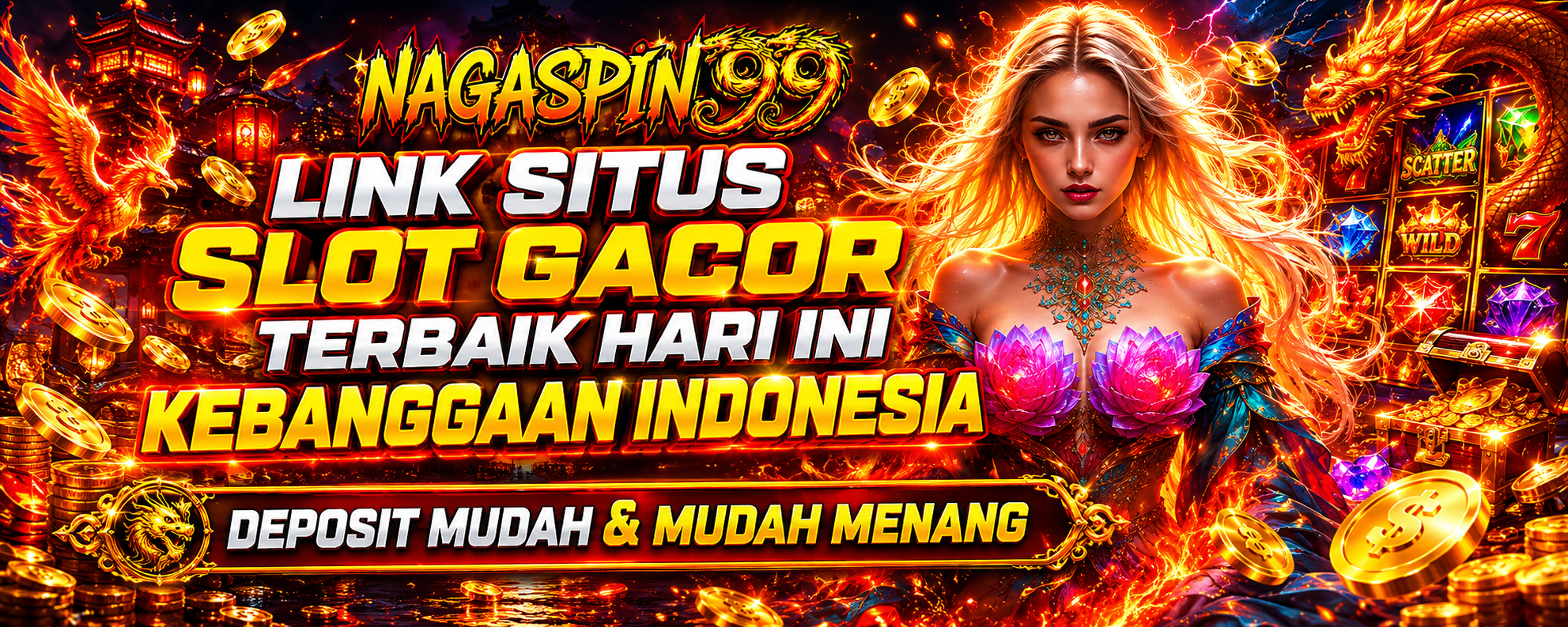 NAGASPIN99: Link Situs Slot Gacor Terbaik Hari Ini Agen Maxwin Kebanggaan Indonesia