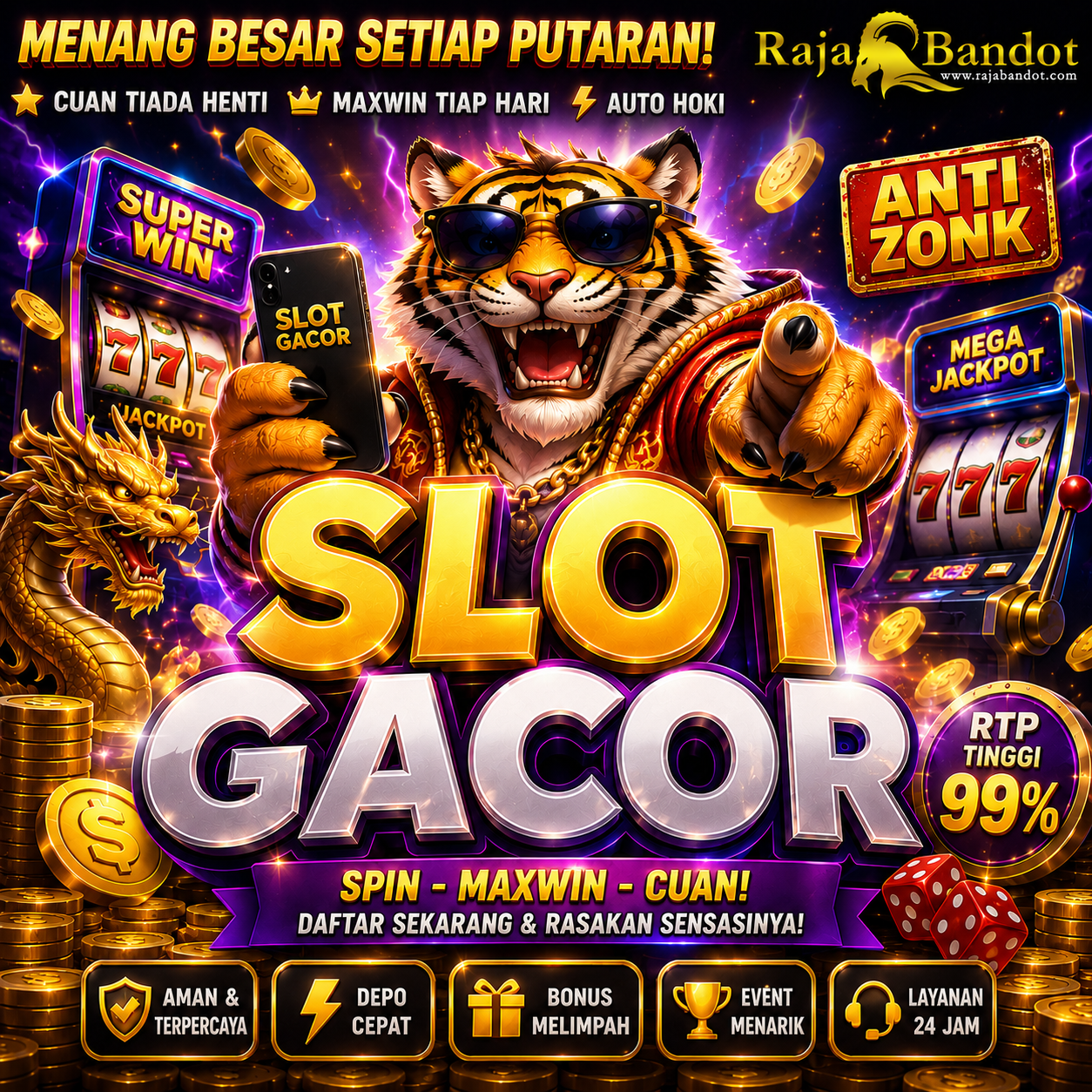 SLOT GACOR ✈️ Situs Anti Zonk Slot88 Bersama RTP Slot Online Resmi