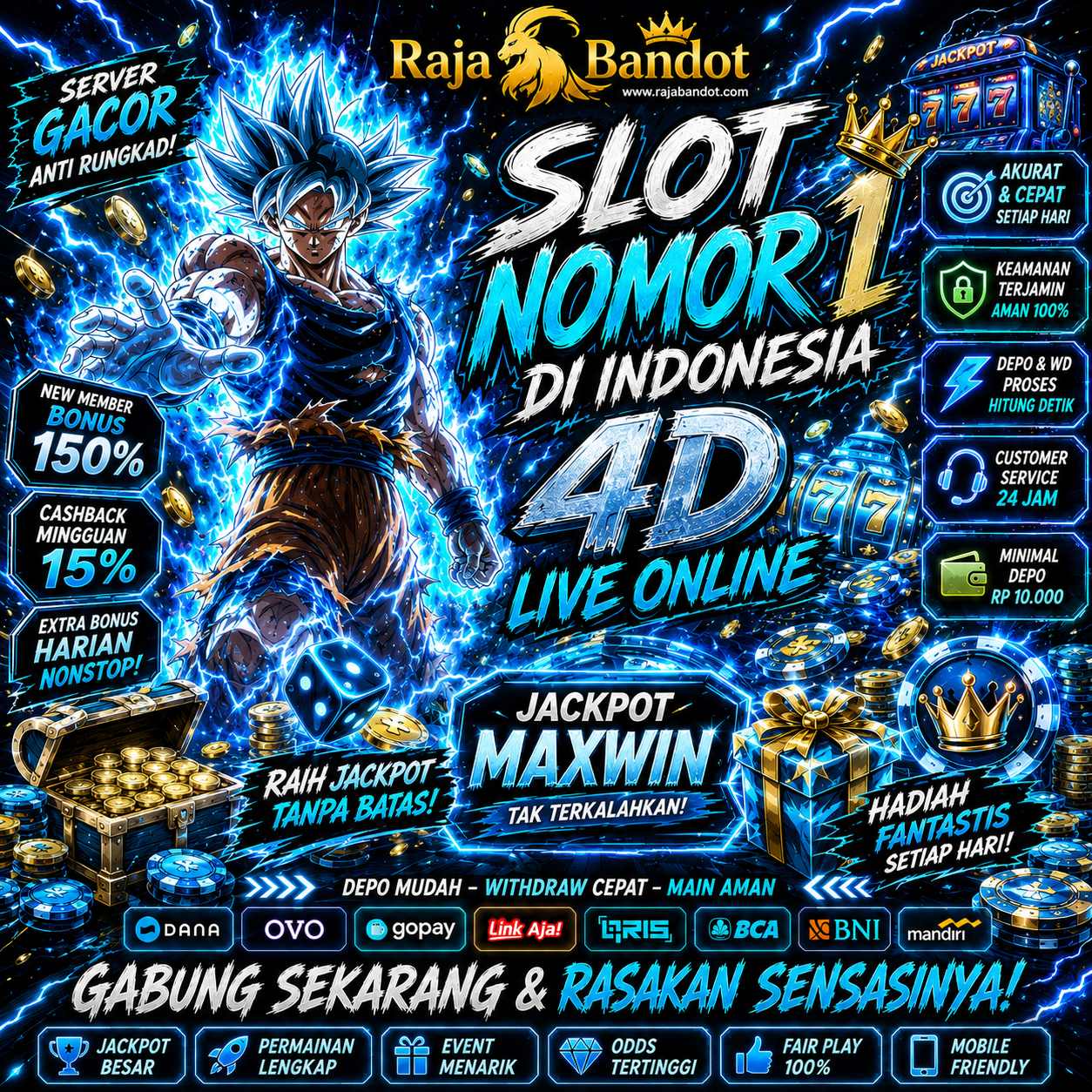 RAJABANDOT ✈️ Slot Togel Nomor #1 di Indonesia Dengan 4D Toto Macau Online Terpercaya
