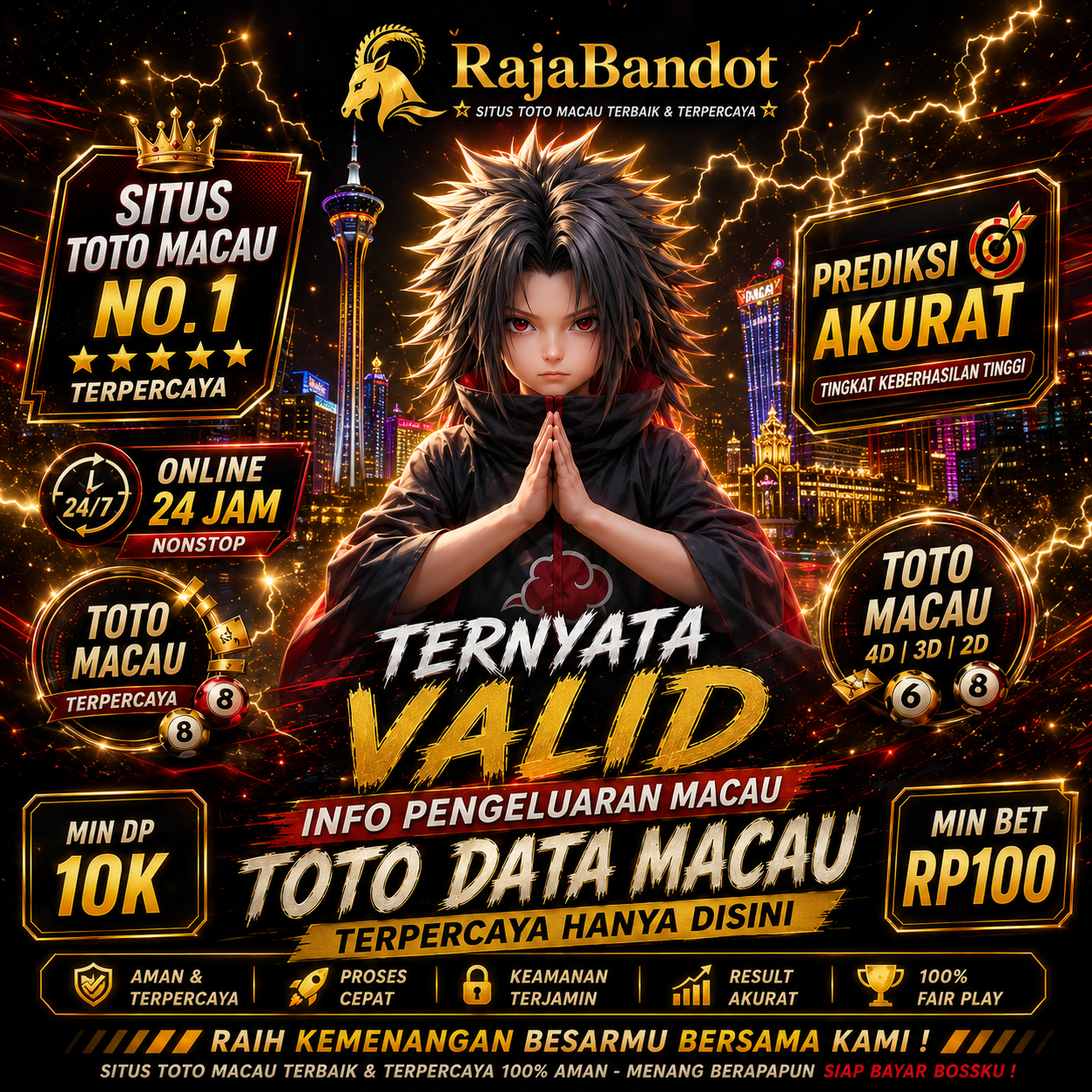 Galeri foto RAJABANDOT | Ternyata Valid Info Pengeluaran Macau, Toto Data Macau Terpercaya Hanya Disini di Jakarta