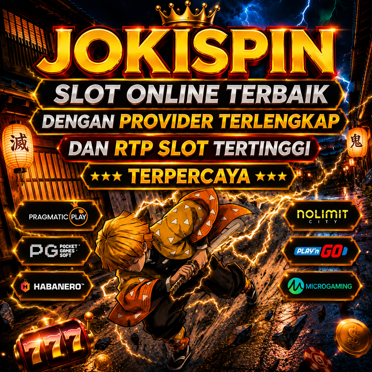 JOKISPIN 🦚 Slot Online Terbaik Dengan Provider Terlengkap Dan Rtp Slot Tertinggi Terpercaya by Hey siriusly