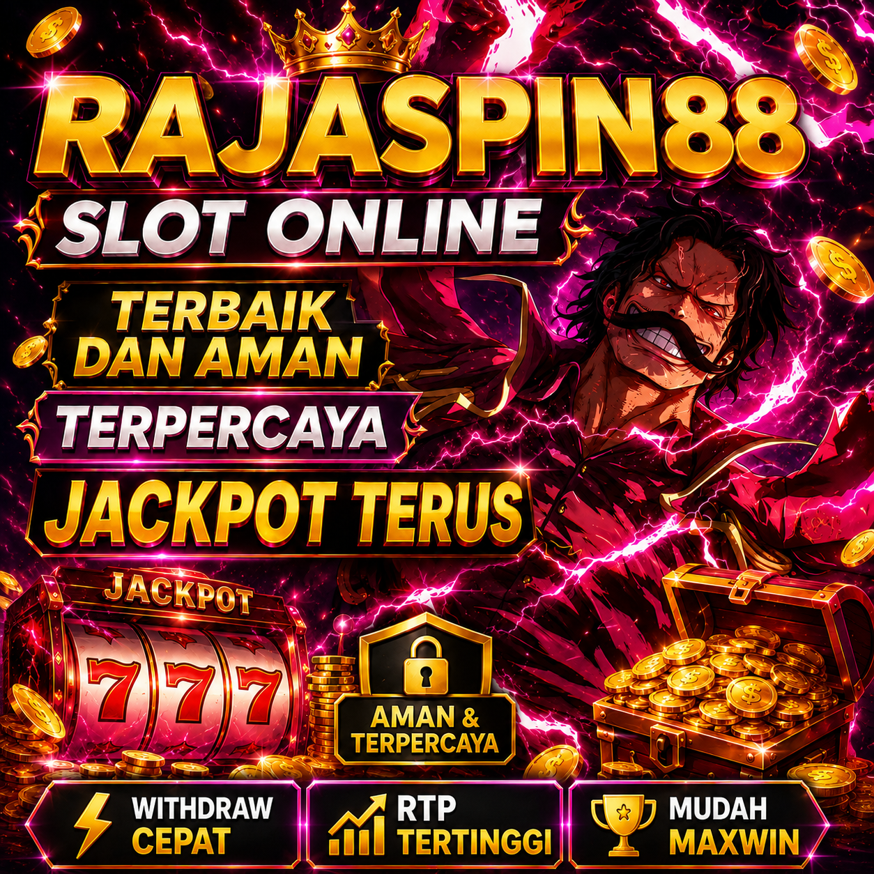 RAJASPIN88 🐝 Slot Online Terbaik Dan Aman Terpercaya Mudah Maxwin