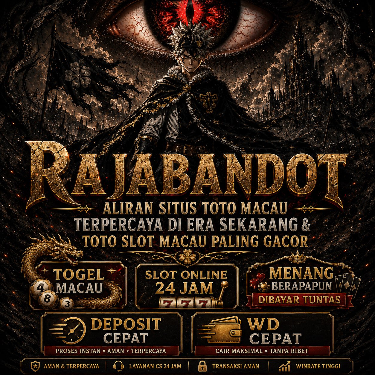 RAJABANDOT Aliran Situs Toto Macau Terpercaya Di Era Sekarang & Toto Slot Macau Paling Gacor