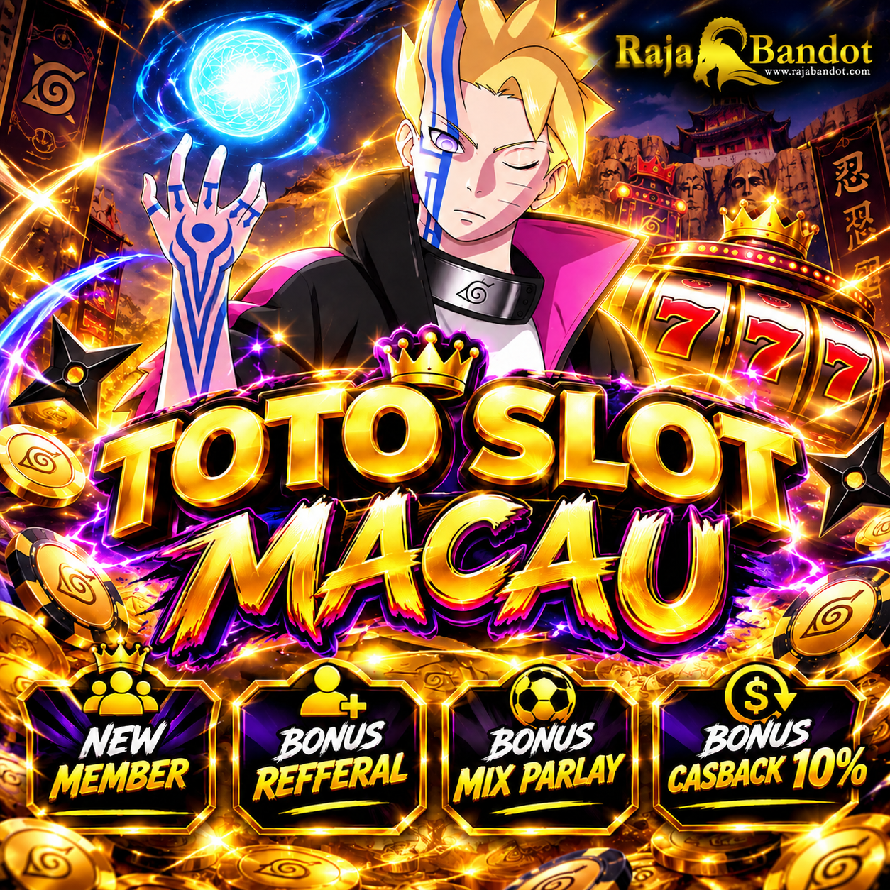 RAJABANDOT ✈️ Bandar Toto Macau Hadir Bersama Slot Togel Online